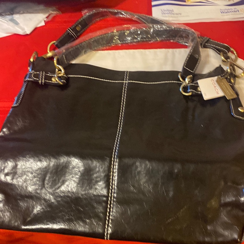 Coach Black Purse New